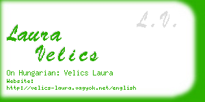 laura velics business card